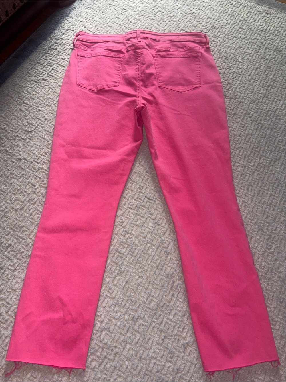 NYDJ Bright Pink Straight-Leg Jeans - Picture 5 of 6